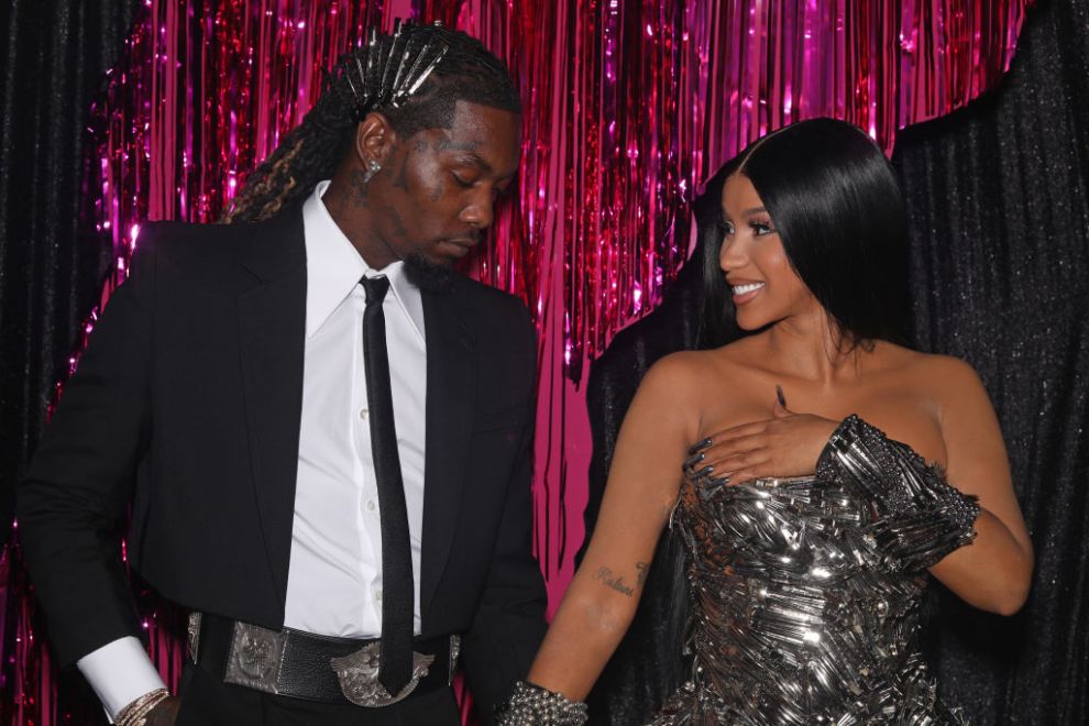 Offset and Cardi B attend the 2023 MTV Video Music Awards at Prudential Center on September 12, 2023 in Newark, New Jersey.