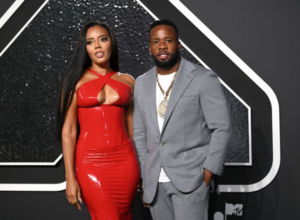 Angela Simmons and Yo Gotti attend the 2024 MTV Video Music Awards at UBS Arena on September 11, 2024 in Elmont, New York.