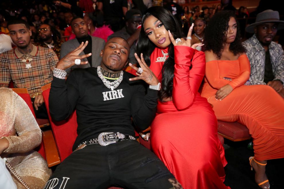 DaBaby and Megan Thee Stallion attend the BET Hip Hop Awards 2019 at Cobb Energy Center on October 05, 2019 in Atlanta, Georgia.