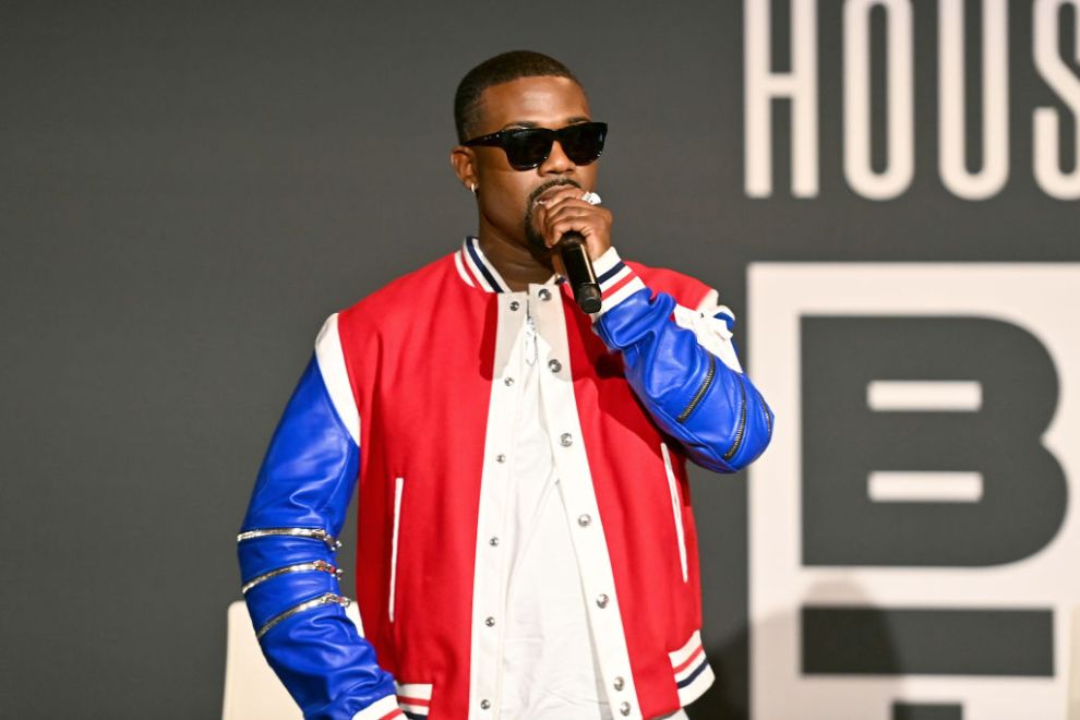 Ray J speaks onstage during the "Live: Podcast with Earn Your Leisure" panel at House Of BET on June 24, 2022 in Los Angeles, California.