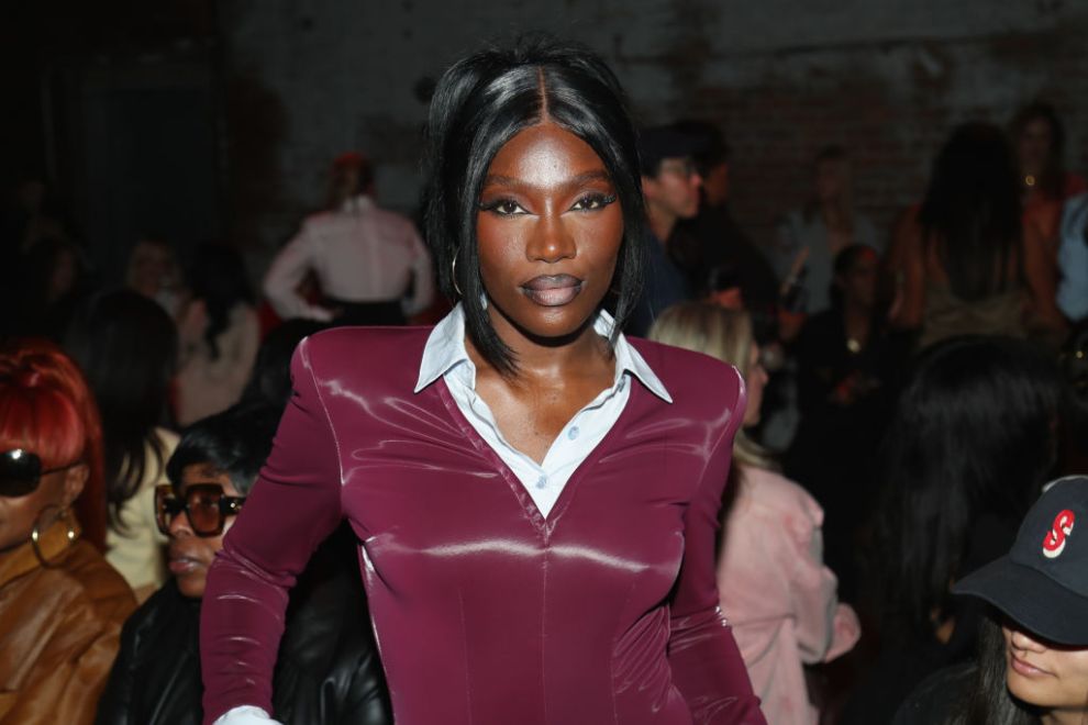 Doechii attends the LaQuan Smith fashion show during the September 2024 New York Fashion Week on September 09, 2024 in New York City.