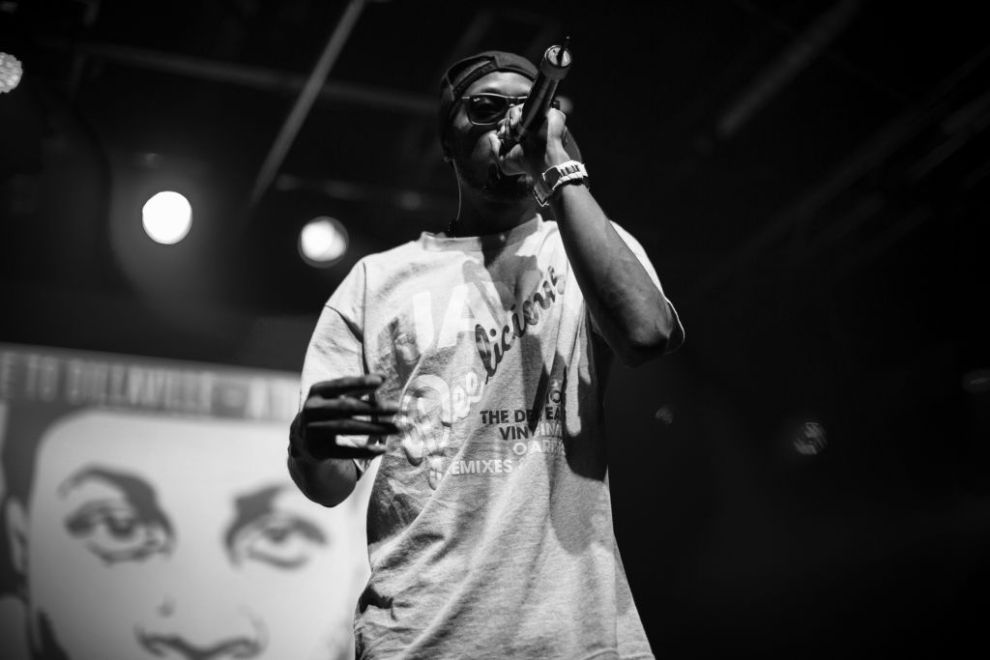 Illa J performs during the Dillaville Tour in Italy, 2013.