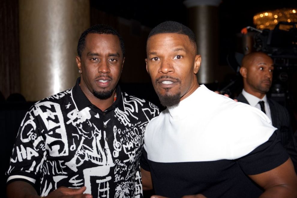 Sean Combs and Jamie Foxx attend the Ladylike Foundation's 9th Annual Women Of Excellence Awards Gala at The Beverly Hilton Hotel on June 3, 2017 in Beverly Hills, California.