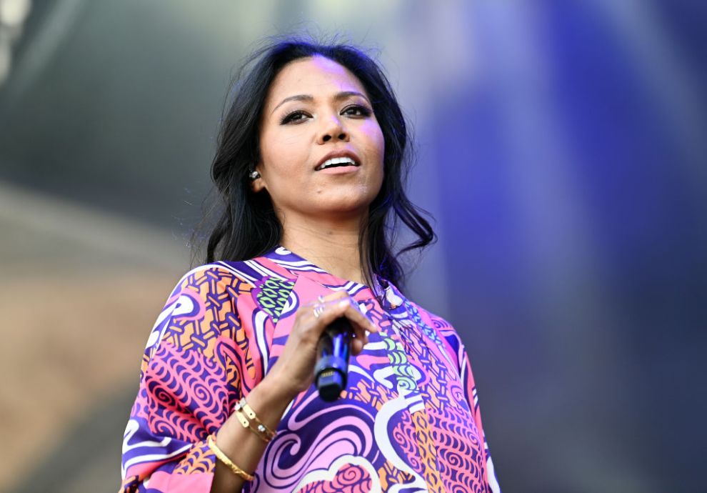 Singer Amerie performs onstage during Day 2 of the TwoGether Land Music Festival at Fair Park on May 26, 2024 in Dallas, Texas.